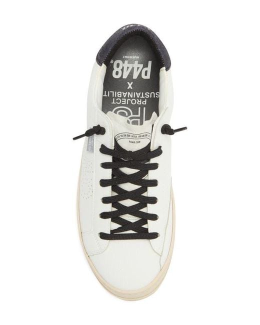 P448 White John Sneaker for men