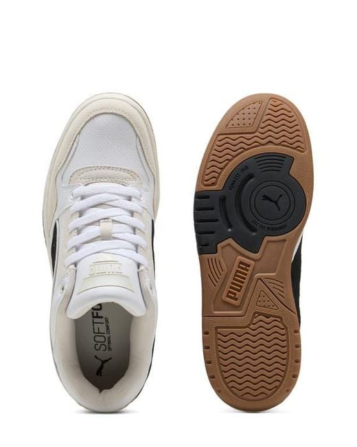 PUMA White Rebound Retro Sd Sneaker for men
