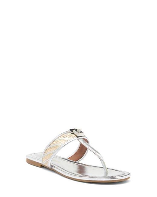 Kurt Geiger White T-Bar Sandal