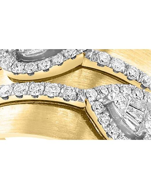 Effy Metallic Diamond Cigar Band Ring