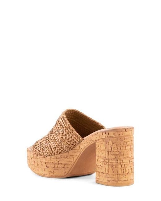 Seychelles Brown Applause Platform Sandal