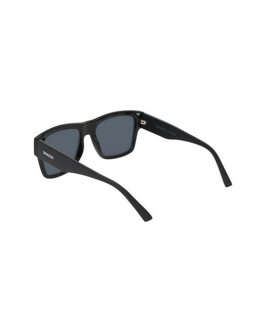 Dragon Blue 56Mm Square Sunglasses