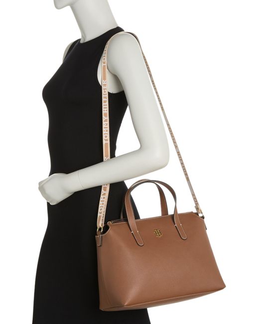 Tommy Hilfiger Gina Ii Satchel Bag in Black Lyst