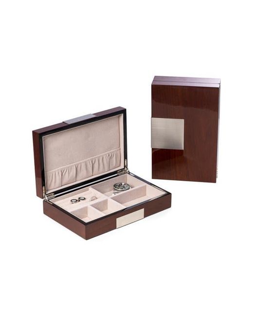 Bey-berk Brown Valet Storage Box
