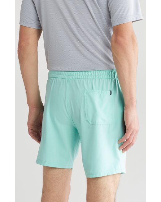 PGA TOUR Blue 8" Pull-on Shorts for men