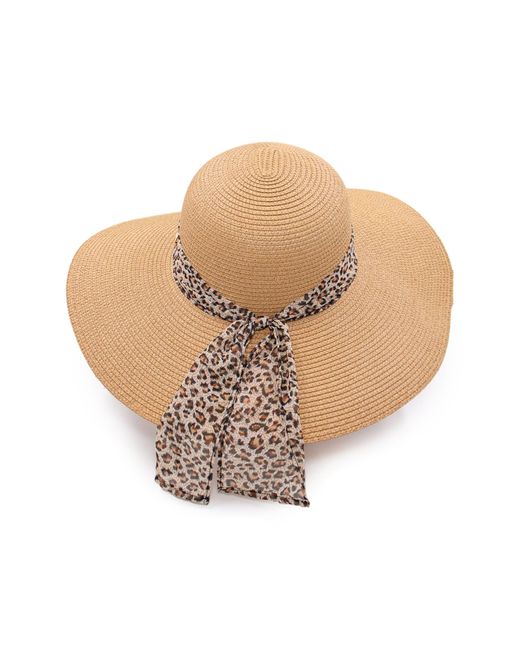 Surell Natural Bow Bell Straw Hat