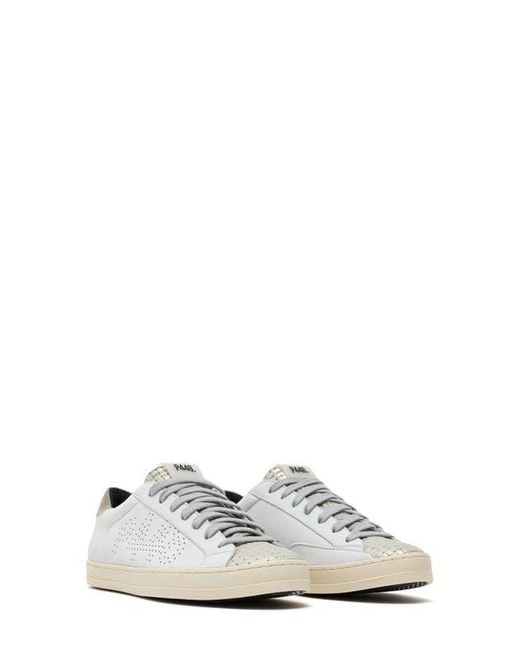 P448 White John Sneaker
