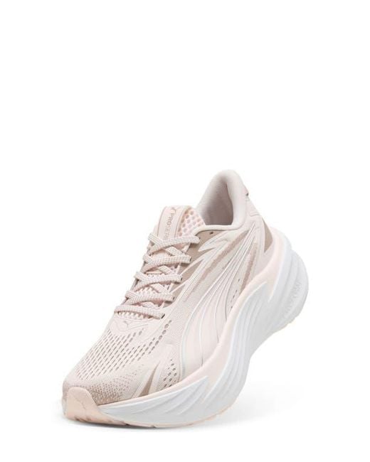 PUMA White Maxima Pro Sneaker