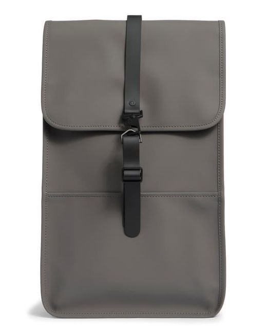 Rains Gray Waterproof Backpack