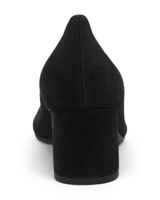 Aquatalia Black Kari Weatherproof Pointed Toe Pump
