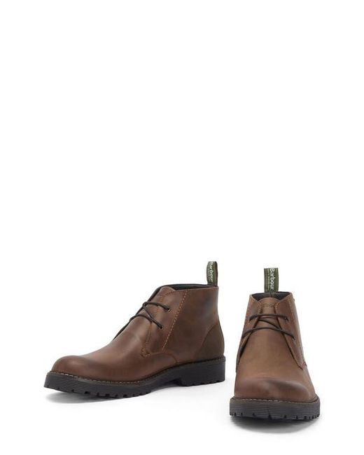Barbour Brown Maxwell Waterproof Chukka Boot for men
