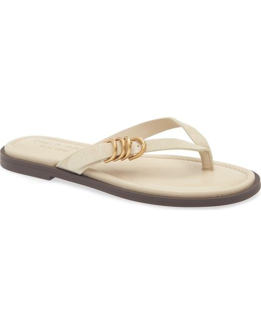 Rag & Bone Natural Gia Flip Flop