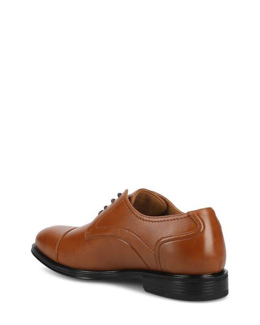 Vance Co. Brown Alec Cap Toe Derby for men