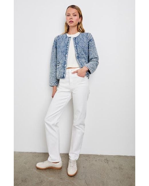Rails Blue Ency Quilted Denim Jacket