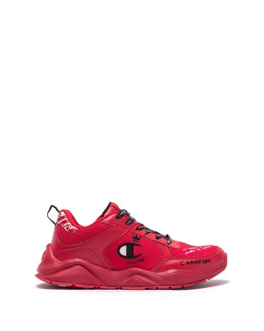 Champion Red 93 Eighteen Big Kids Sneakers | eBay