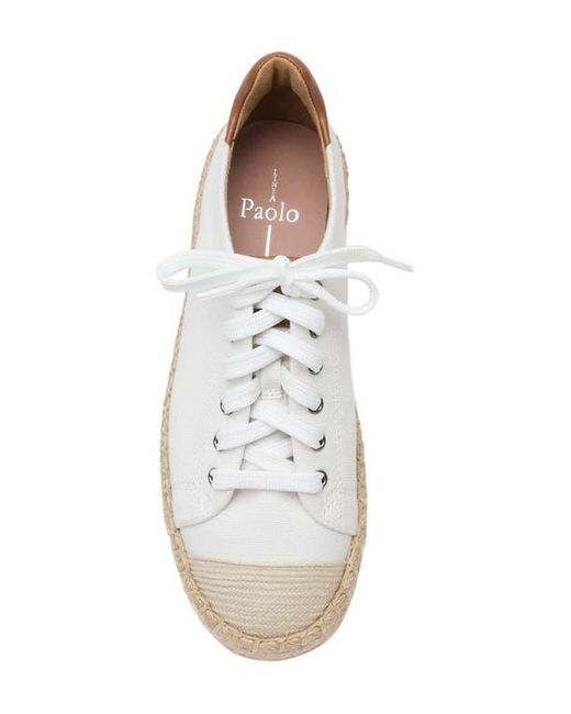 Linea Paolo White Silva Espadrille Sneaker