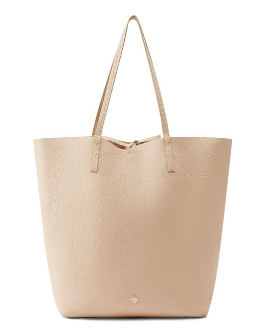 Helen Kaminski Daviola Reve Pebbled Leather Tote Bag in Natural Lyst
