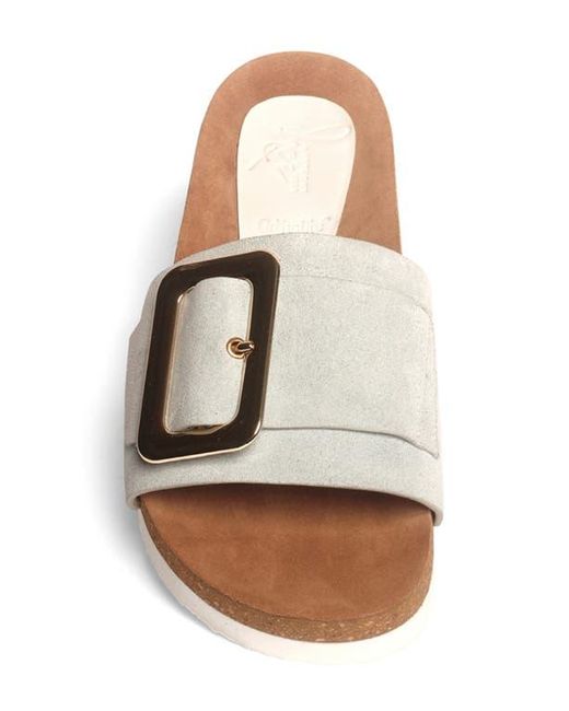 Anthony Veer White Clare Slide Sandal