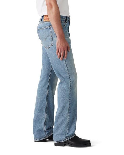 Levi's Blue 517 Bootcut Jeans for men