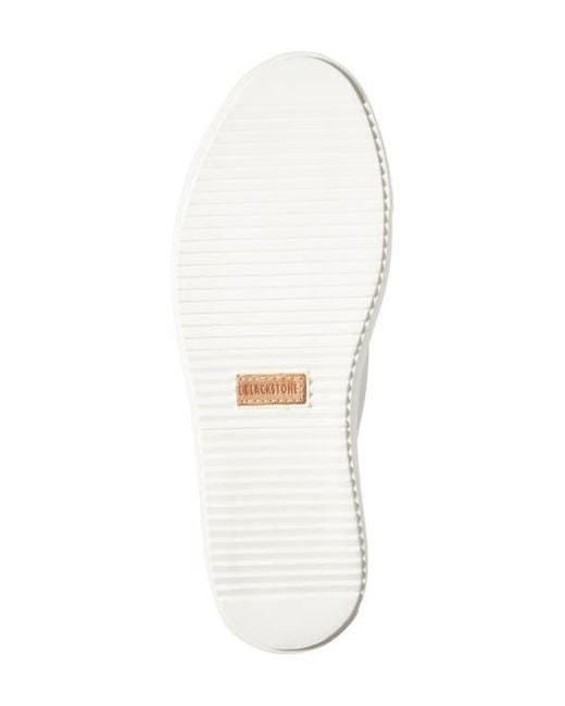 Blackstone White Slip-On Sneaker