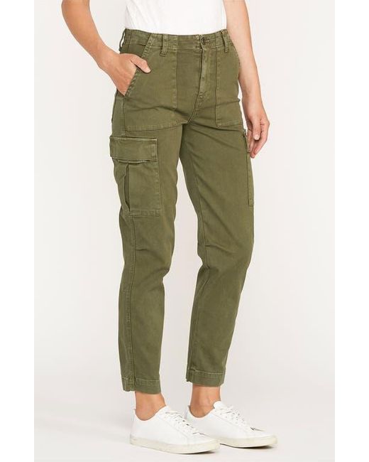 Hudson Green Classic High Waist Cargo Pants