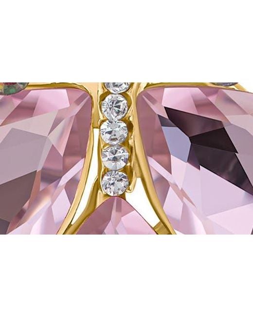 Jardin Pink Crystal Drop Statement Earrings