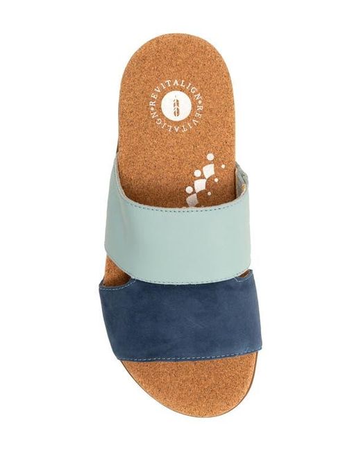 Revitalign Blue Basque Slide Sandal