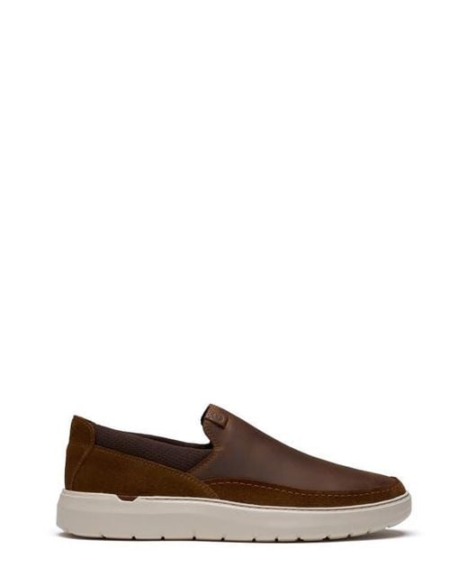 Clarks Brown Flexwell Step Slip-On Sneaker for men