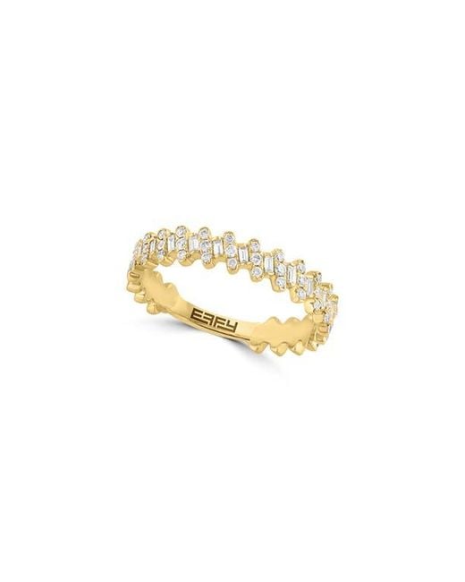 Effy Metallic Diamond Stacking Ring