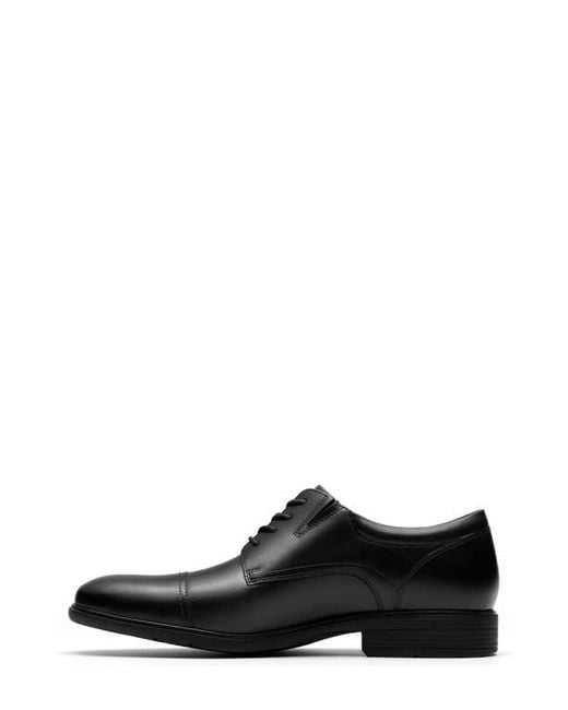 Clarks Black Steadwell Cap Oxford for men