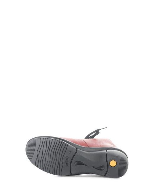 Softinos Red Wedge Bootie