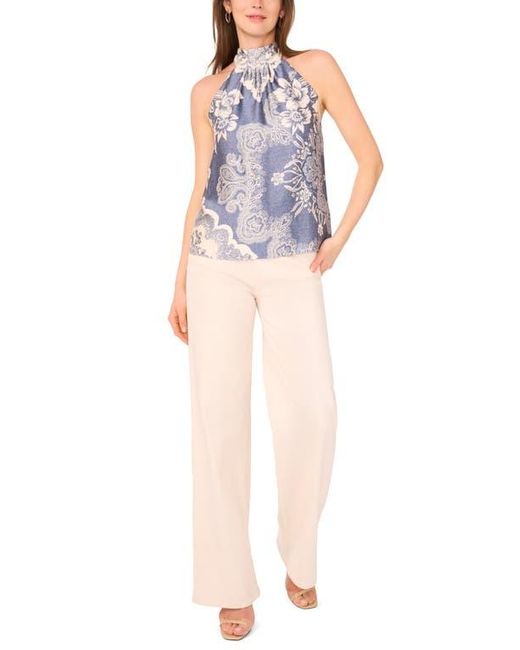 Parker Blue The Erica Satin Halter Neck Top