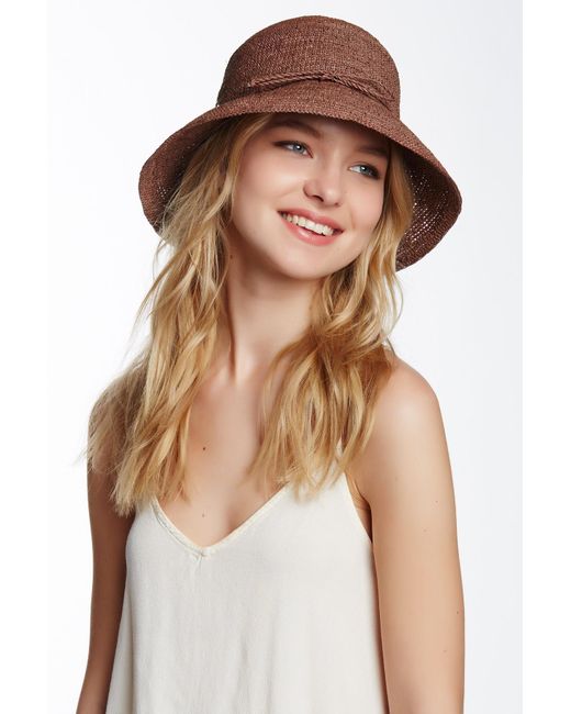 Helen Kaminski Provence 8 Hat in Brown 
