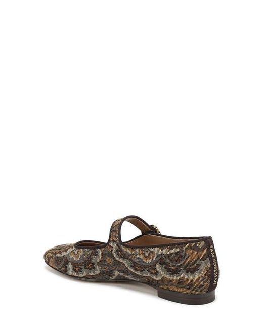 Sam Edelman Brown Michaela Mary Jane Flat