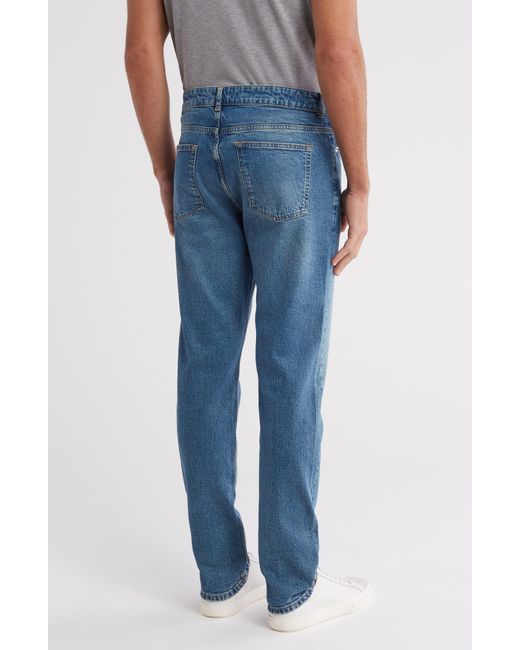Reiss Blue Calik Straight Leg Jeans for men