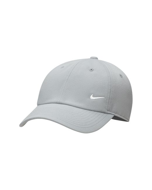 Nike Gray Club Unstructured Curved Bill Baseball Cap for men