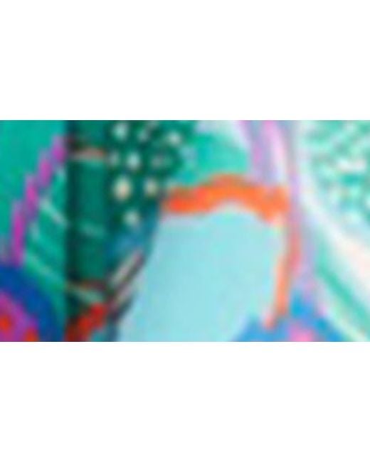 Saachi Multicolor Blob Pattern Ruana