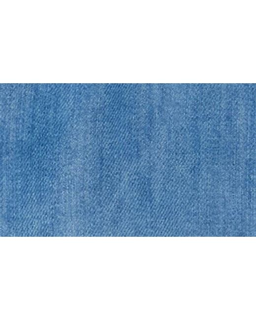 Democracy Blue Chewed Hem Crop Denim Shacket