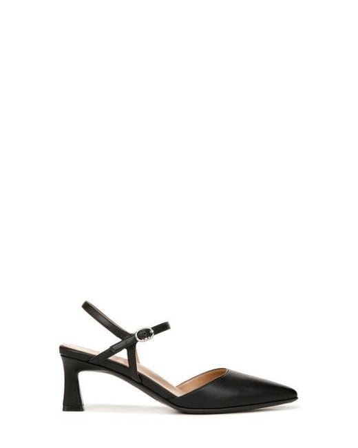 Naturalizer Black Tara Ankle Strap Pump