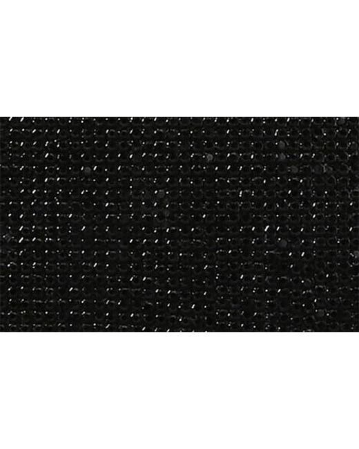 BERNESS Black Rhinestone Envelope Clutch
