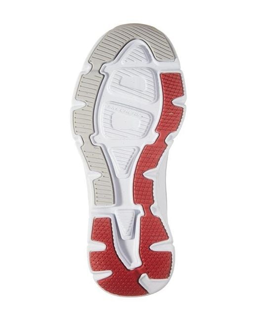 Skechers White D'Lux Walker Lace-Up Sneakers for men
