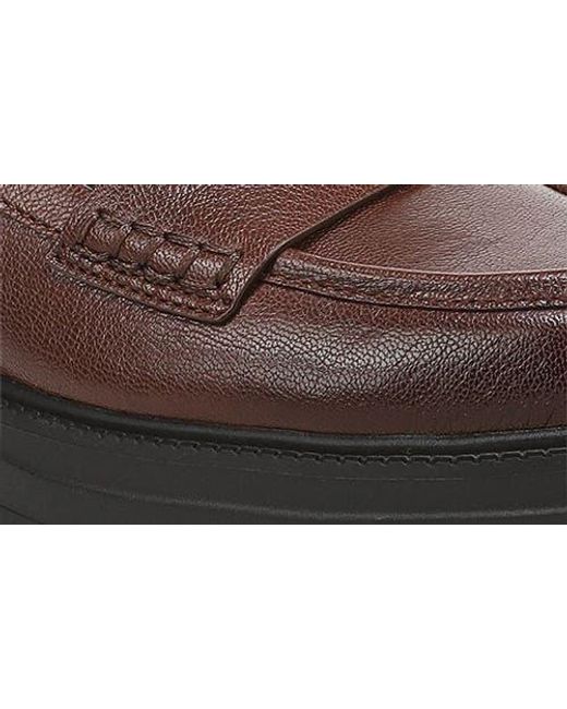Naturalizer Brown Penny Loafer Platform Pump