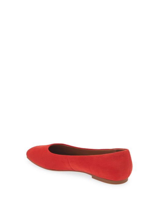 Nordstrom Red Square Toe Flat