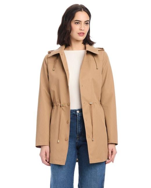 Kate Spade Natural Magic Print Hooded Rain Jacket