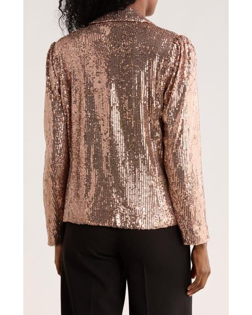 Love Token Brown Susan Sequin Blazer