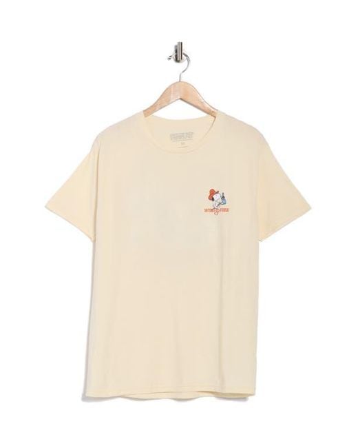 The Forecast Agency Natural Peanuts Wild & Free Graphic T-Shirt for men
