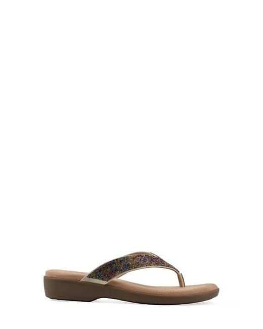 White Mountain Brown Becharm Sandal