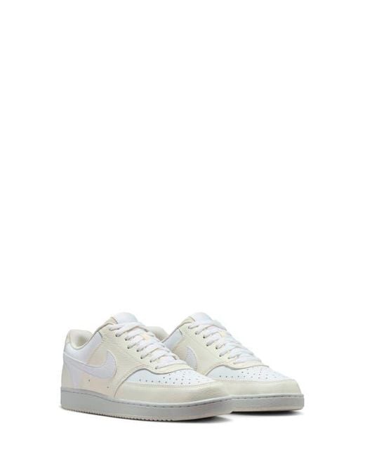 Nike White Court Vision Low Sneaker