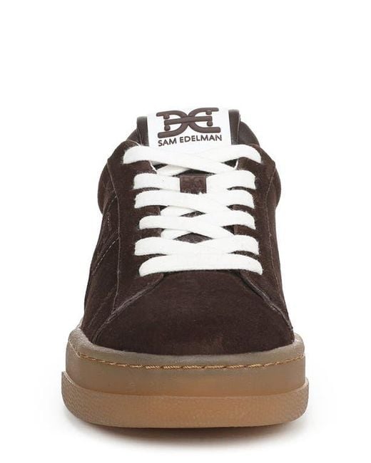 Sam Edelman Brown Rhea Platform Sneaker
