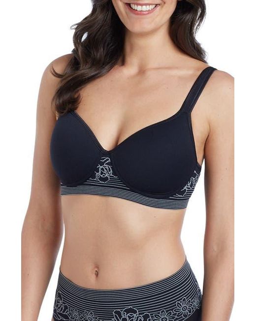 Ellen Tracy Seamless Curves Wire Free Bra in Blue Lyst